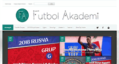 Desktop Screenshot of futbolakademi.net